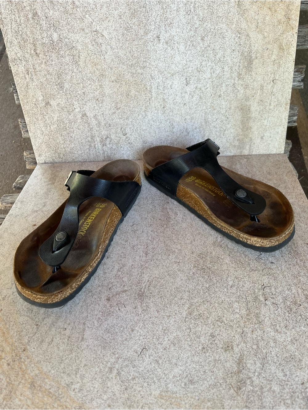 Birkenstock Gizah Black Sandal Women 8-8.5